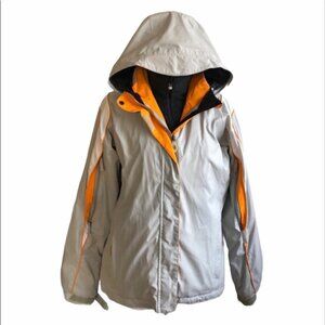 WHITE SIERRA Ski Jacket Set Women's Size Medium Beige Fleece Sweater All Weather